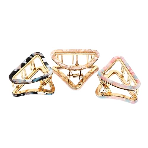 MERRYHAPY 9 Stk Greifer aus Triacetat Frisur Haarkralle große Pferdeschwanzclips geometrisches Haar großes Haar kinder haarschmuck haar spangen Haarspangen Kopfbedeckung Essigsäure von MERRYHAPY