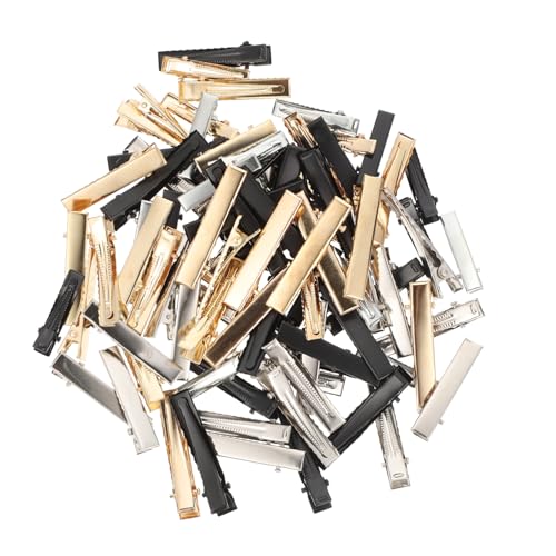 MERRYHAPY 90 Stück Teiliges Metall Alligator Duckbill Clips für Frauen Mädchen DIY Haarstyling Zubehör Vielseitig Einsetzbar Salongeeignet von MERRYHAPY