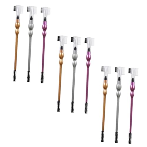 MERRYHAPY 9stücke Schminkpinsel Mit Augenbrauenbürste Wimpernkamm Und Doppelköpfigem Augenbrauenpinsel Für Lidschatten Und Make-up-zubehör MERRYHAPY 9stücke Schminkpinsel Mit Augenbrauenbürste Wimpernkamm Und Doppelköpfigem Augenbrauenpinsel Für Lidschatten Und Make-up-zubehör von MERRYHAPY