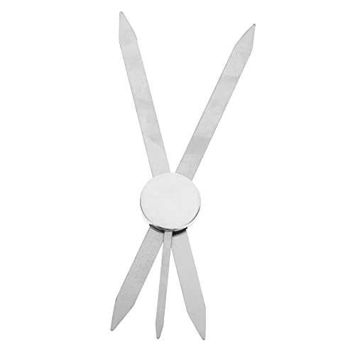 MERRYHAPY Aluminium Augenbrauen Messwerkzeug Dreipunkt Positionierungswerkzeug Leichtes Praktisches Balance Werkzeug für Frauen Präzises Messinstrument für Professionelles und Anfänger von MERRYHAPY