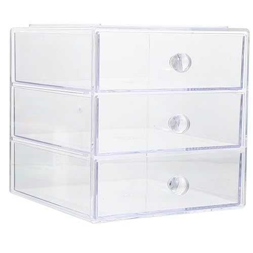 MERRYHAPY Arbeitsplatten-organizer Für Kosmetik-schreibtischschubladen Einfache Aufbewahrungsbox Aus Acryl Mehrschichtiger Desktop-aufbewahrungskoffer von MERRYHAPY
