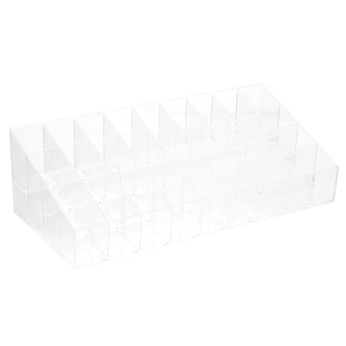 MERRYHAPY Lippenstift-aufbewahrungshalter Für Schreibtisch Transparente Lippenstift-organizer-box Robust Und Langlebig von MERRYHAPY
