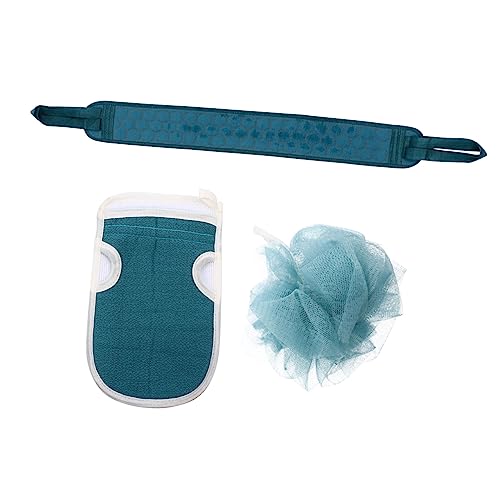 MERRYHAPY Badetuch-set Tonhandschuhe Peeling-rückenreibestreifen Duschhandschuhe Zum Körperpeeling 1 3er-set von MERRYHAPY