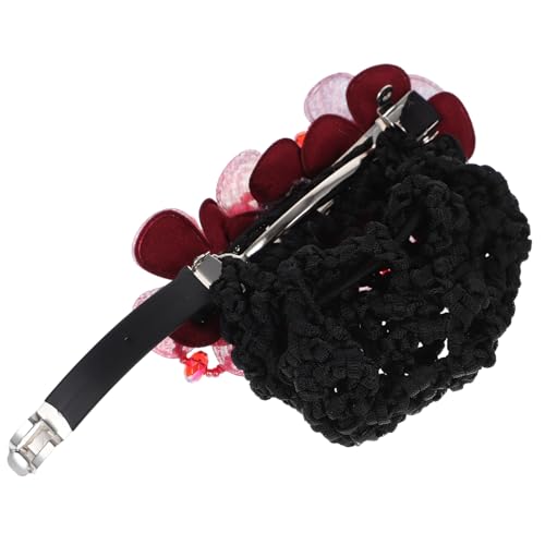 MERRYHAPY Blumen-haarband Für Frauen Elegantes Haarnetz Mit Clip Für Ballet Tänzerinnen Und Stewardessen Klassischem Design Und Verschiedenen Farben von MERRYHAPY