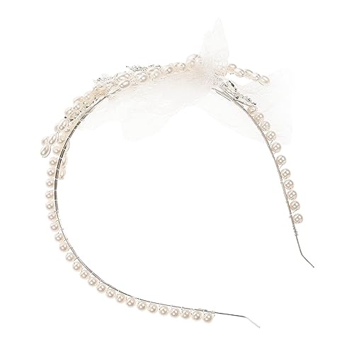 MERRYHAPY Schmuck Hochzeit Braut Blumen Kopfbedeckung Damen Haarreif Für Festliche Anlässe Mit Kristallperlen von MERRYHAPY