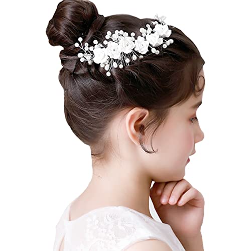 MERRYHAPY Perlen Haarkamm Für Braut Kristallschmuck Haarschmuck Dekorativer Hochzeitsschmuck Für Besonderen Anlass von MERRYHAPY