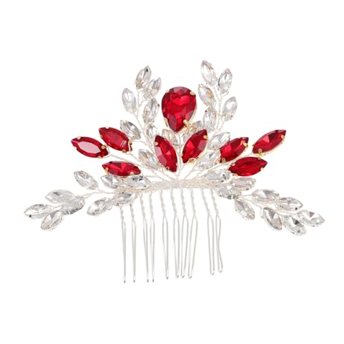 MERRYHAPY Braut-haarkamm Mit Strasssteinen Hochzeitshaarkamm Brautkopfschmuck Für Draußen Haarkämme Für Frauen Braut-haar-accessoire von MERRYHAPY