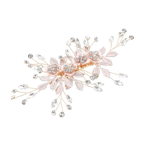 MERRYHAPY Hochzeit Haarkamm Für Frauen Spray Weiß Braut Haarkamm Steine ​​haar Zubehör von MERRYHAPY