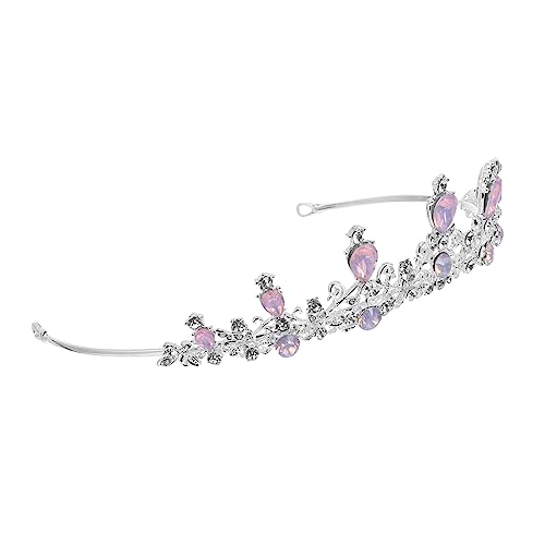MERRYHAPY Kronen-tiara Mit Strass Stirnband Haarschmuck Für Hochzeit Brautschmuck Aus Legierung Elegantes Kopf-accessoire MERRYHAPY Kronen-tiara Mit Strass Stirnband Haarschmuck Für Hochzeit Brautschmuck Aus Legierung Elegantes Kopf-accessoire von MERRYHAPY