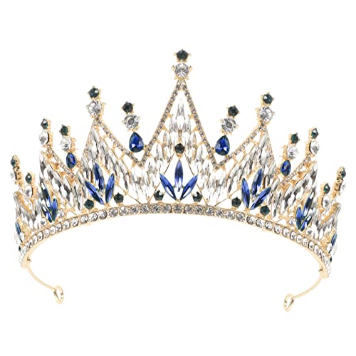 MERRYHAPY Brautkrone Für Hochzeit Zarte Strasskrone Tiara Haarschmuck Für Geburtstagspartys Leicht Einfach Zu Tragen Feine Verarbeitung von MERRYHAPY
