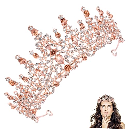MERRYHAPY Tiara Für Braut Hochzeit Stirnband Barock Krone Kopfschmuck Mädchen Elegante Zarte Anlässe MERRYHAPY Tiara Für Braut Hochzeit Stirnband Barock Krone Kopfschmuck Mädchen Elegante Zarte Anlässe von MERRYHAPY