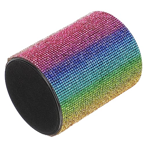MERRYHAPY Rhinestone Stiftehalter Für Schreibtisch Eleganter Aufbewahrungsbehälter Für Kosmetikpinsel Und Bürobedarf Robustes Kunststoffdesign Für Make-up-profis Und Hobby-anwender von MERRYHAPY