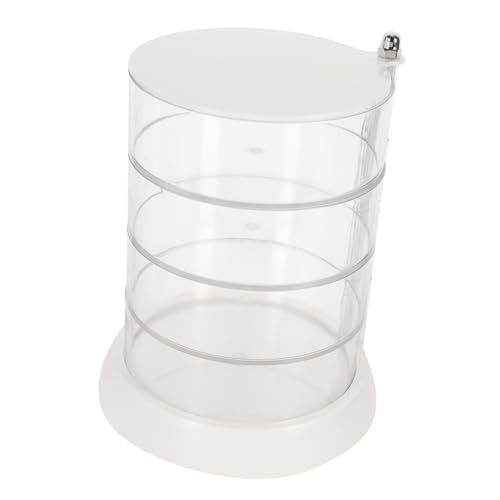 MERRYHAPY Make-up-aufbewahrungsbox Für Die Arbeitsplatte 4 Ebenen Drehbar Kosmetik-organizer Große Kapazität Für Beauty-eier Haarspangen von MERRYHAPY