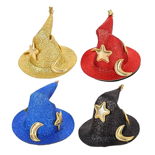 MERRYHAPY Halloween-haarspangen Hexenhut-förmige Haarspange Entzückende Haarspange Dekoration Für Frauen Und Mädchen Party Gemischt von MERRYHAPY