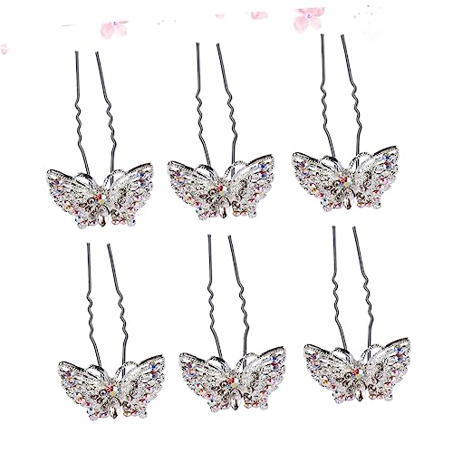 MERRYHAPY 6stücke Teiliges Elegante Haarnadeln Mit Perlen Und Kristallen Modisches Braut-haaraccessoire Für Hochzeiten Und Besondere Anlässe Stilvolles Kopfstück Für Frauen Und Mädchen von MERRYHAPY