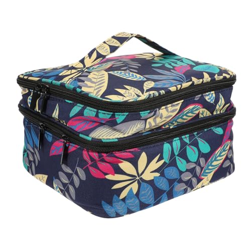 MERRYHAPY Essential Oil Nagellack Organizer Tasche Mit Fächern Tragbare Doppellagige Aufbewahrungslösung Für Öle Und Nagellacke Für Unterwegs Hause von MERRYHAPY