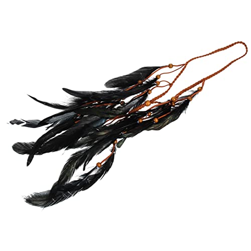 MERRYHAPY Federn Haarschmuck Feder Stirnband Für Frauen Mädchen Im Stil Federhaarband Dekorativer Kopfschmuck Partyrequisite Kopf Hut Tragen von MERRYHAPY