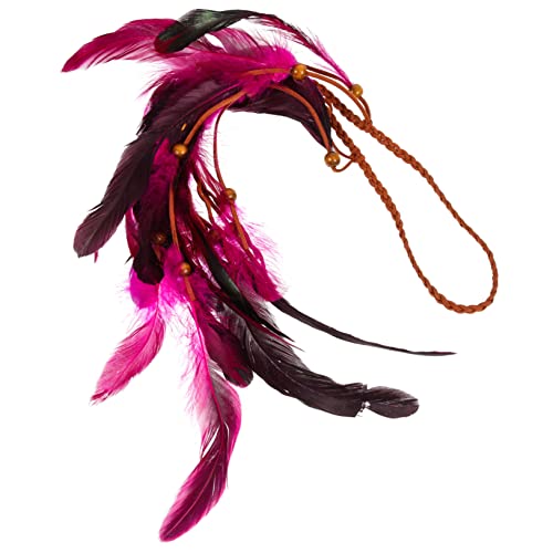 MERRYHAPY Retro Plume Haarband Mit Langen Fransen Bohemian Kopfschmuck Für Frauen Elegantes Stirnband Für Partys Und Kostüme Stylisches Accessoire Für Besondere Anlässe von MERRYHAPY