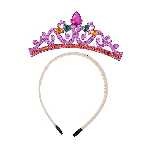 MERRYHAPY Geburtstagsparty-stirnband Krone Mädchen-haarband Strass-kopfschmuck-accessoire Schickes Design Langlebig Passend Für Kopf Für Feiern von MERRYHAPY