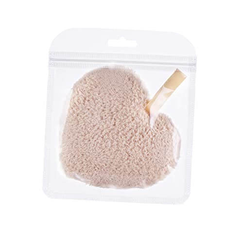 MERRYHAPY 3stücke Herzförmige Make-up Entferner Pads Waschbare Gesichtsreinigungspads Kaffee Farbe Für Effektives Abschminken Und Sanfte Hautpflege von MERRYHAPY