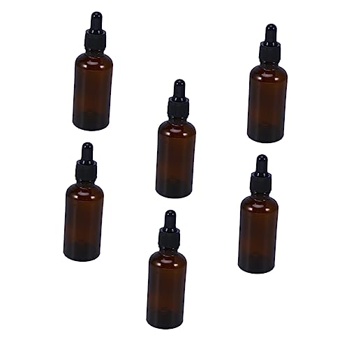 MERRYHAPY Glasflasche Mit Tropffunktion 6 Stück Mini-tropfflaschen Für Ätherische Öle Chemikalien Und Flüssige Kosmetikprodukte Leere Aufbewahrungsflaschen von MERRYHAPY