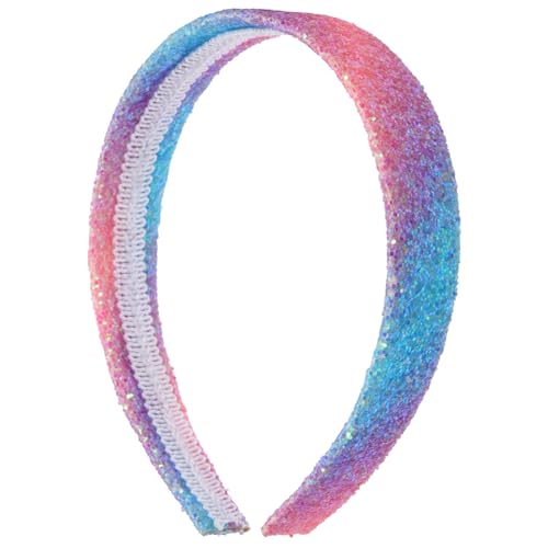 MERRYHAPY Glitzer Haarband Damen Breit Mit Pailletten Verziert Farbige Stirnbänder Für Frauen Haarspangen Aus Süßigkeiten Glitzernde Haaraccessoires von MERRYHAPY
