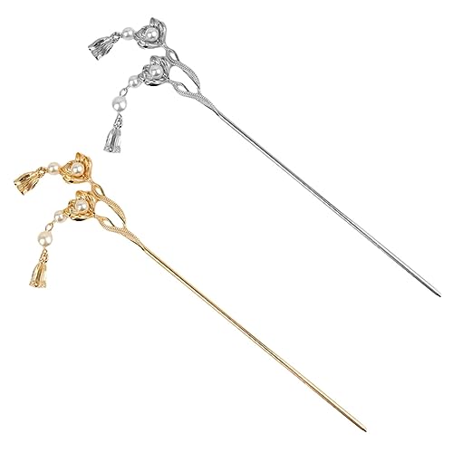 MERRYHAPY Haarstab-set Metall-haarnadel Blumen-design Haargabel Styling-tool Für Frauen von MERRYHAPY