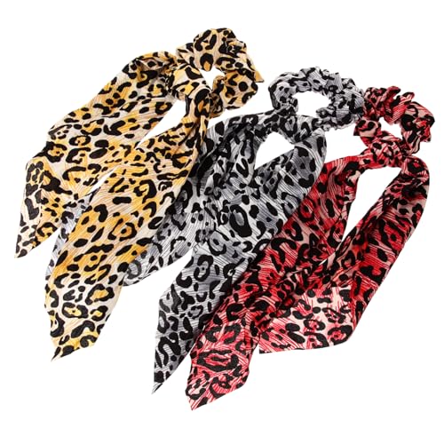 MERRYHAPY 3er Satz Haarring Mit Flamingo-muster Quaste Haarband Kreativer Pferdeschwanzhalter Haarseil Grün Für Damen-kopfschmuck von MERRYHAPY