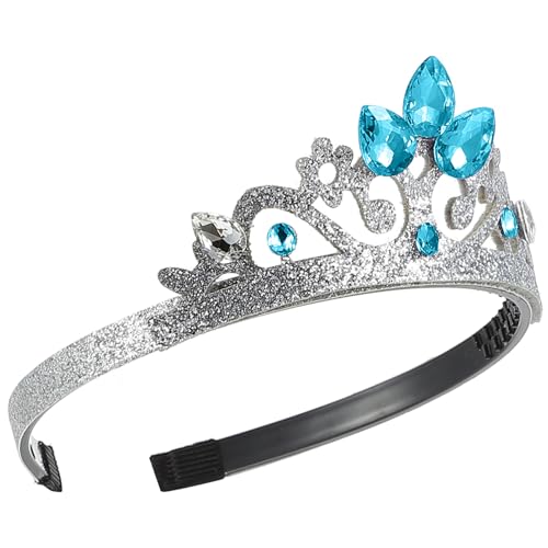 MERRYHAPY Haarkrone Stirnband mit Funkelnden Strasssteinen Elastisches Prinzessin Haarband für Mädchen Geburtstags Partyhaarschmuck Langlebig und Bequem Geeignet für Festliche Anlässe von MERRYHAPY