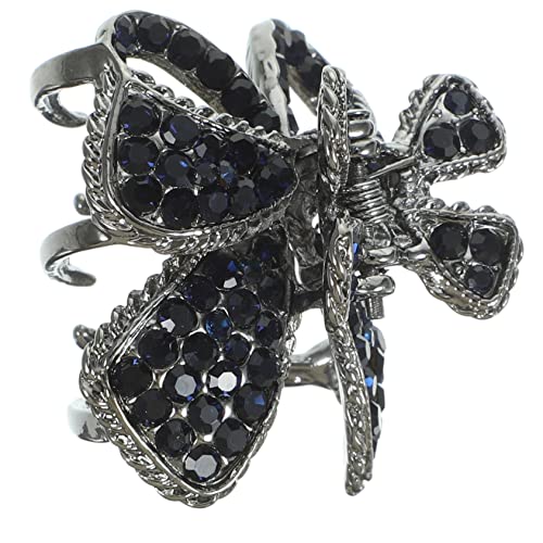 MERRYHAPY Bunte Haarclips Für Damen Pferdeschwanzhalter Mit Strass Haarschmuck Für Hohe Pferdeschwänze Accessoires Für Langes Haar von MERRYHAPY