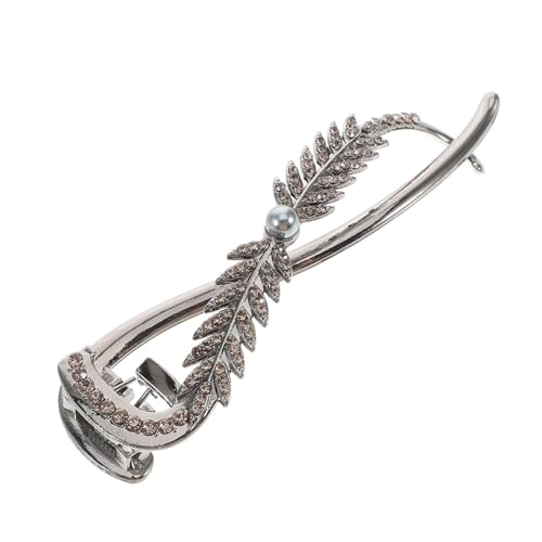 MERRYHAPY Elegante Haarspange Mit Strasssteinen Für Damen Stilvolles Design Weizenform Langlebige Haarklammer Aus Perfektes Haaraccessoire Für Besondere Anlässe Und Alltag von MERRYHAPY