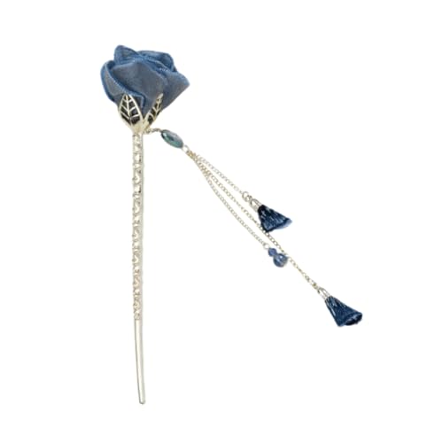 MERRYHAPY Tassel Charming Girl Haarspange Eleganter Haarschmuck Mit Blauer Vintage Haarnadel Für Für Besondere Anlässe Und Verschiedene Frisuren von MERRYHAPY