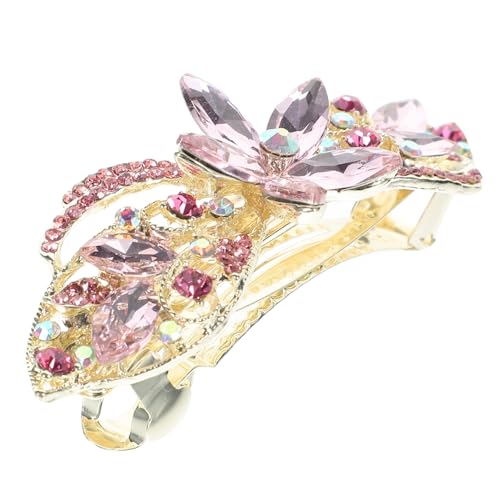MERRYHAPY Strass-haarspange Für Damen Mit Schmucksteinen Dekorative Haarspange Für Hochzeit Und Anlässe Stabile Federklammer von MERRYHAPY