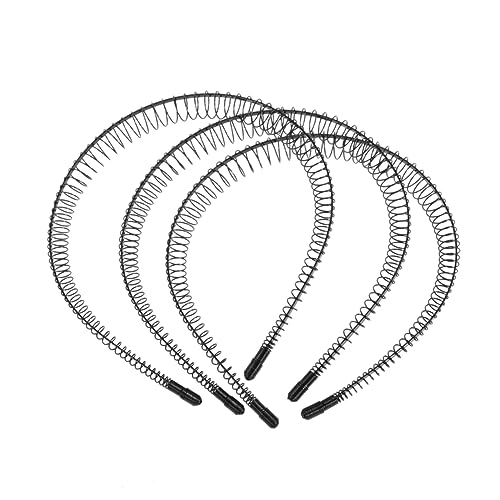 MERRYHAPY Haarreifen Zähnen Runde Zahnstirnbänder Haarband Einzeln Damen-stirnbänder Lackfeder-diy-stirnband Haarschmuck Hautfreundliches Stoffdesign von MERRYHAPY