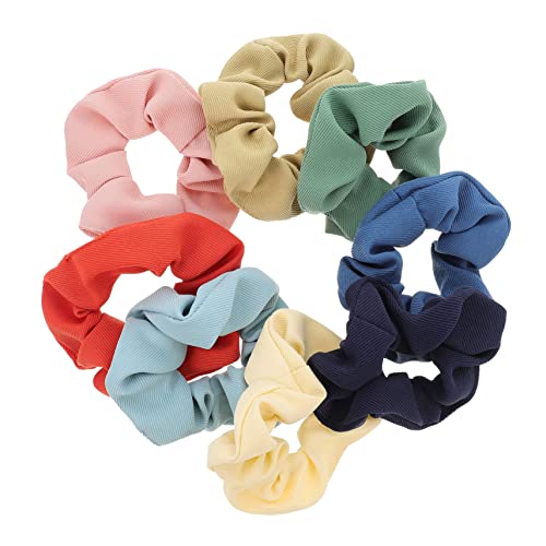 MERRYHAPY 8stücke Haargummis Für Mädchen Elastische Scrunchies Verschiedenen Farben Weiche Und Langlebige Haarbänder Für Verschiedene Frisuren Und Anlässe von MERRYHAPY
