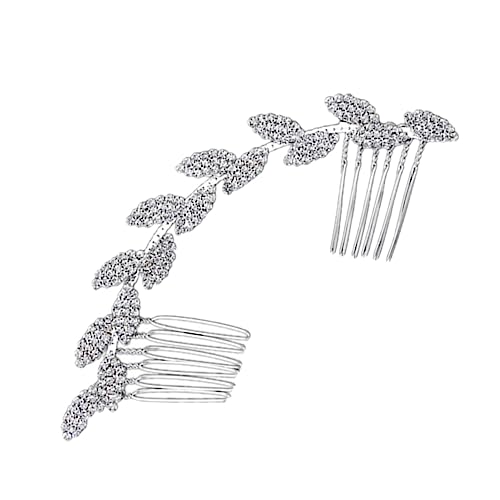 MERRYHAPY Braut Haarkamm Elegante Strass Ohrring Stirnband Kurze Haare Kamm Headpin Zubehör von MERRYHAPY
