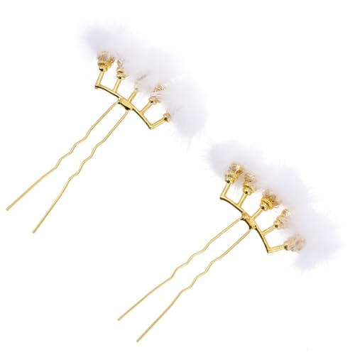 MERRYHAPY 2stücke U-förmige Haarnadeln Für Hochzeiten Teiliges Mit Eleganten -designs Haaraccessoires Für Bräute Und Mädchen Zarte Und Glänzende Haarspangen Für Besondere Anlässe von MERRYHAPY