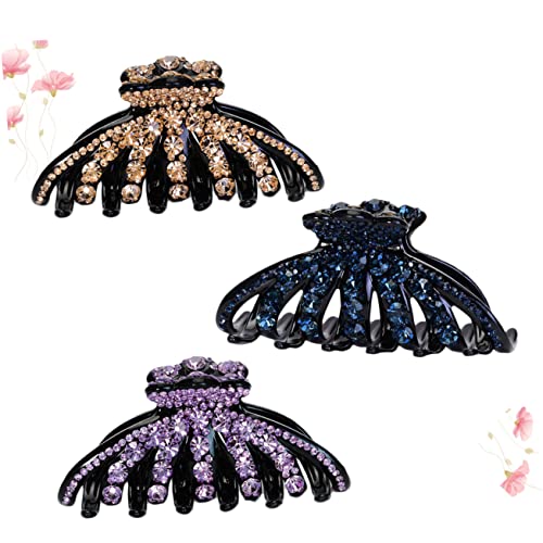 MERRYHAPY 3stücke Haarklammern Für Frauen Und Mädchen Haarschmuck Mit Kristallen in Blau Und Violett Leicht Und Tragbar Für Dickes Und Dünnes Haar MERRYHAPY 3stücke Haarklammern Für Frauen Und Mädchen Haarschmuck Mit Kristallen in Blau Und Violett Leicht Und Tragbar Für Dickes Und Dünnes Haar von MERRYHAPY