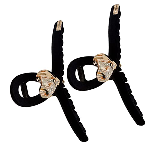 MERRYHAPY Haarspangen Mit Elegantem Herz-design 2 Stück Groß Dehnbar Für Mädchen Und Frauen Kunsthaarspange Haar-accessoires Für Mädchen von MERRYHAPY