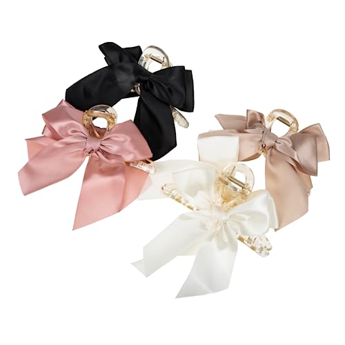 MERRYHAPY 4stücke Schleifen-haarspangen Für Damen Haarklammern Mit Schleife Kopfschmuck Haaraccessoires von MERRYHAPY