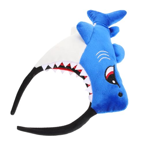 MERRYHAPY Haarband Damen Hai-stirnband Plüsch-stirnband Cartoon-hai Für Frauen Kinder Halloween-kostüm Haar-accessoires von MERRYHAPY