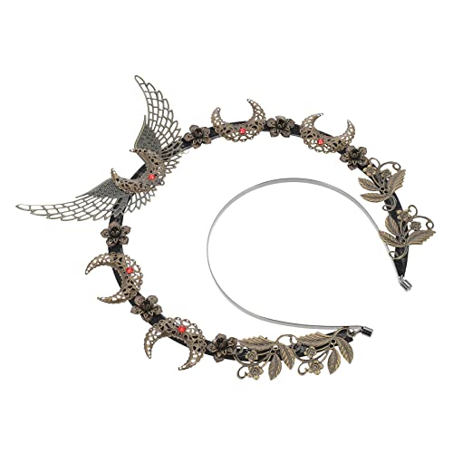 MERRYHAPY Haarschmuck Stirnband Haarreifen Zum Basteln Haarband Für Damen Metall-haarreifen Party-stirnband Multifunktions-haarband Dekorativer Haarreifen von MERRYHAPY