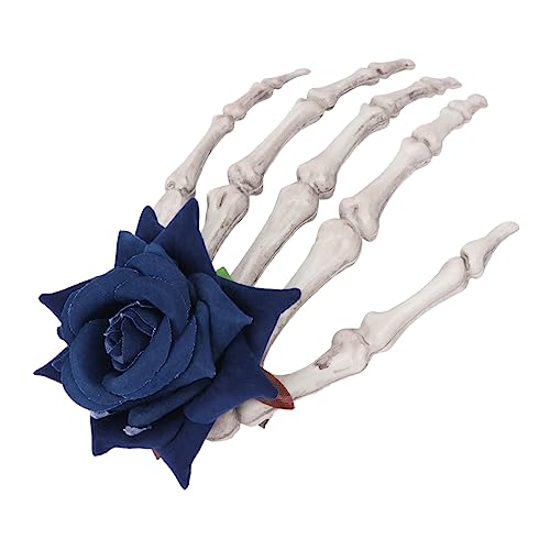 MERRYHAPY Halloween-haarspange Skelett-haarnadeln Rosendekor Haarschmuck Für Damen Pe-material Leicht Zu Tragen von MERRYHAPY