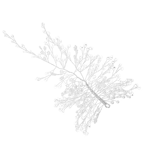 MERRYHAPY Schmuck Perlen Hochzeit Für Damen Haarspangen Haarreif Braut Elegante Frisur Metall Kristalldekor von MERRYHAPY