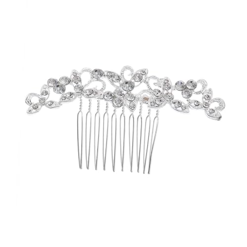 MERRYHAPY Rhinestone Braut Haarschmuck Mit Silber-applikationen Elegantes Hochzeits-accessoire Für Damen Für Feierlichkeiten Und Besondere Anlässe Einzigartiges Design Für Brautjungfern von MERRYHAPY