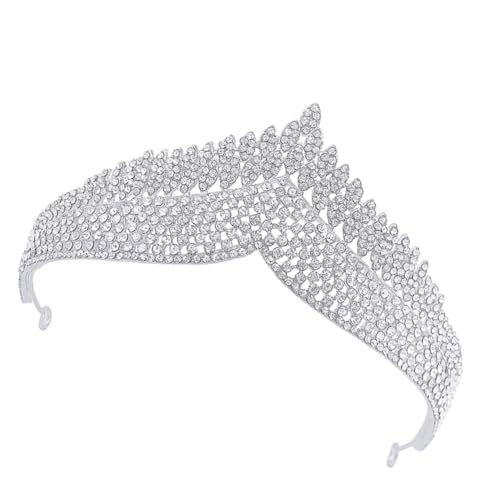 MERRYHAPY Hochzeitskrone Brautkopfschmuck Legierung Neuer Stil Stirnband Geburtstagskopfbedeckung Für Frauen Modeaccessoire von MERRYHAPY