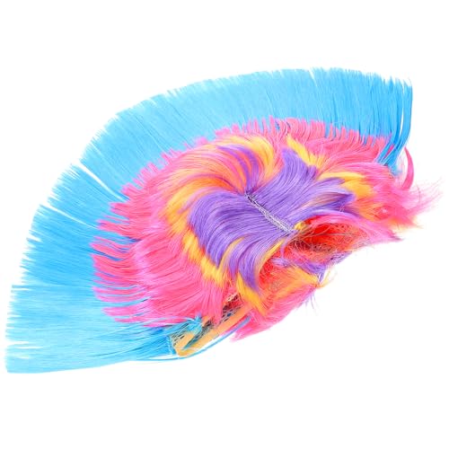 MERRYHAPY Karneval Perücke Damen Bunte Party Perücken Farbige Halloween-haarperücken Lustige Kostümperücken Für Frauen von MERRYHAPY