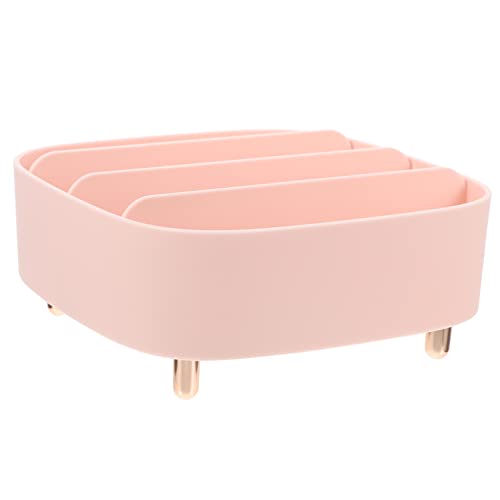 MERRYHAPY Großer Kosmetik-organizer Mit Fächern Aufbewahrung Für Lidschatten Lippenstifte Und Make-up Platzsparend Und Robust Für Schminktisch Und Badezimmer Rosa Design von MERRYHAPY