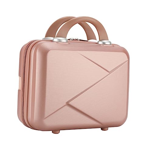 MERRYHAPY Portable Kosmetiktasche Für Damen Reise-Organizer Roségold Für Make-up Toilettenartikel Und Persönliche Gegenstände Strapazierfähiger Und Praktischer Aufbewahrungskoffer Für von MERRYHAPY
