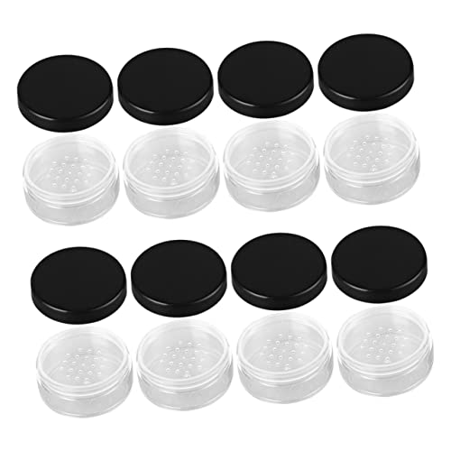 MERRYHAPY 8-teilige Kreative Make-up-puderdose Für Damen Leere Puderdose Auslaufsicheres Design Tragbar Geeignet Für Reisen Büro Schule von MERRYHAPY